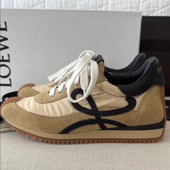 Loewe Tan and Black Women's Sneakers - Picture 7 of 12